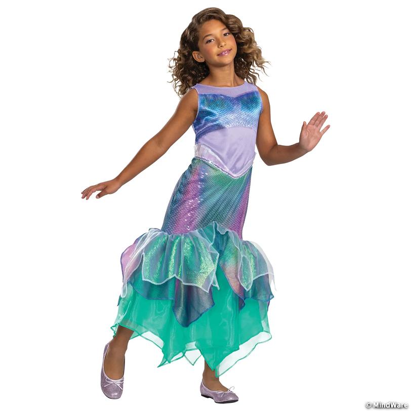 Toddler Deluxe Little Mermaid Ariel Costume - Medium Image