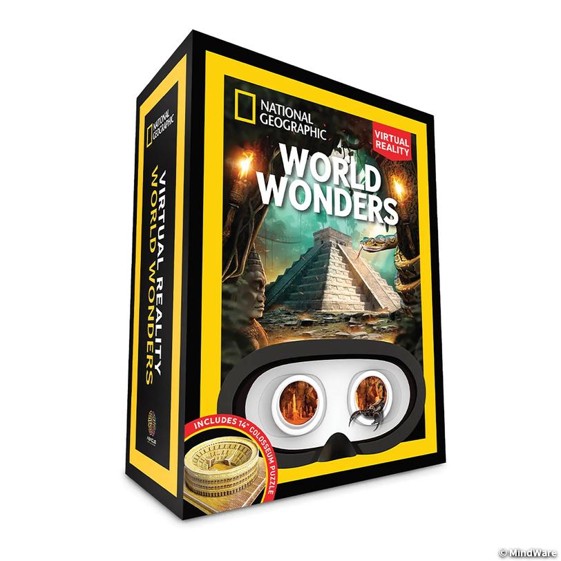 National Geographic Virtual Reality World Wonders Learning Set Image