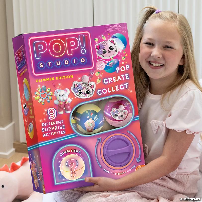 POP! Studio Glimmer Edition Surprise Craft Activity Set - 9 Mystery DIY Projects Image