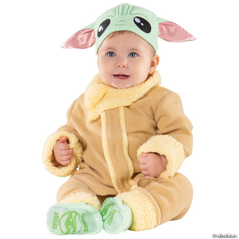 Baby Star Wars&amp;#8482; The Mandalorian&amp;#8482; Grogu&amp;#8482; Costume - 0-6 Months Image