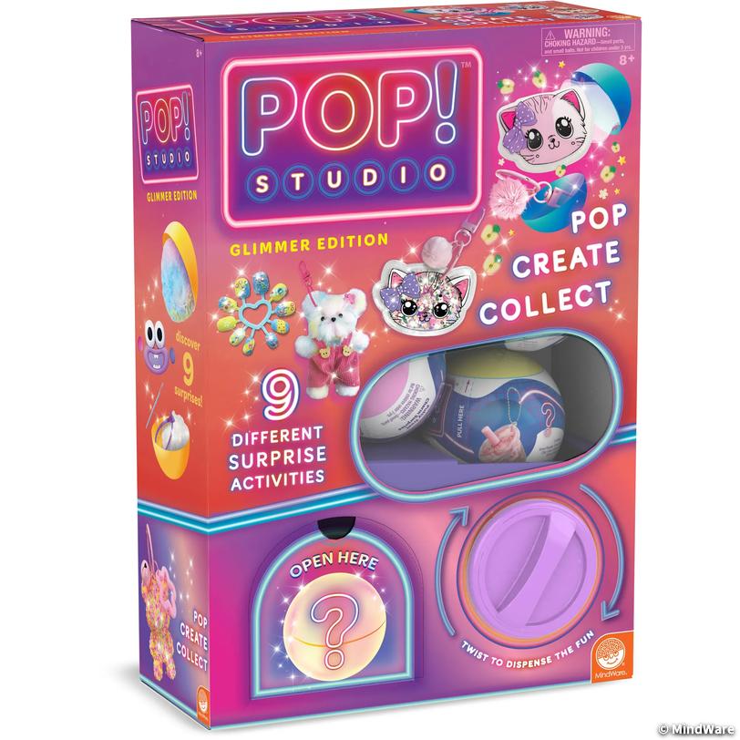 POP! Studio Glimmer Edition Surprise Craft Activity Set - 9 Mystery DIY ...