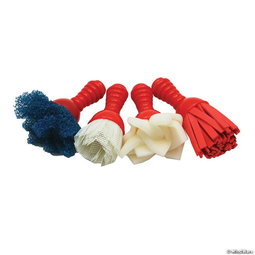 Center Enterprises<sup>&amp;#174;</sup> Ready2Learn&amp;#8482; Creative Textured Art Tools, Pack of 4 Image