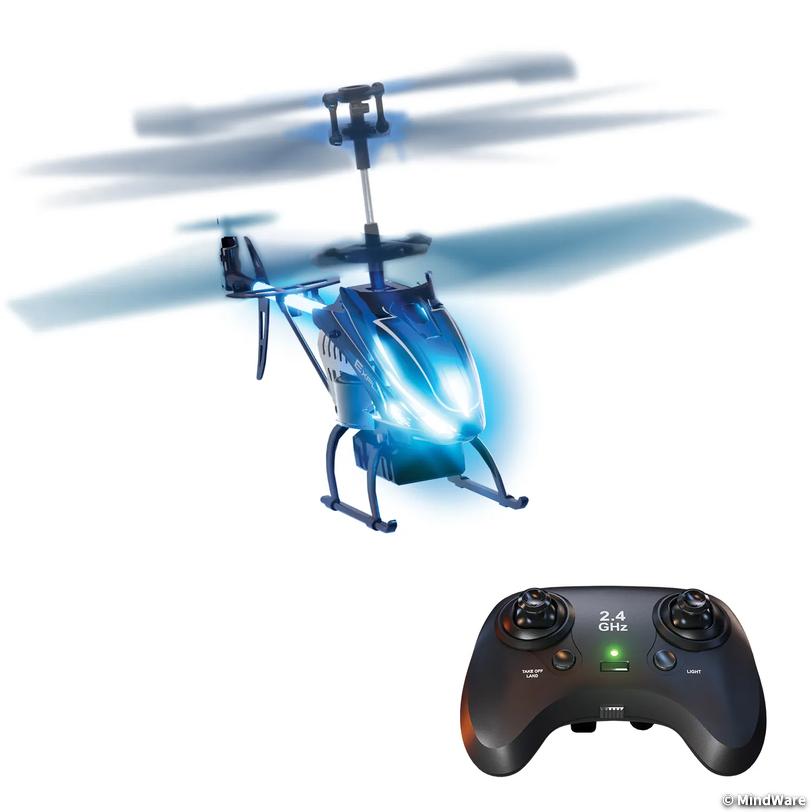 WhizzzCopter RC Helicopter with LED Light Bar Image